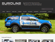 Tablet Screenshot of euroline4x4.com